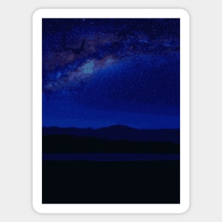 Deep Blue - Landscape Sticker